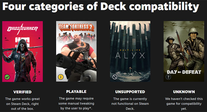 Xbox reveals its 'Steam Deck verified' titles and list of unsupported games