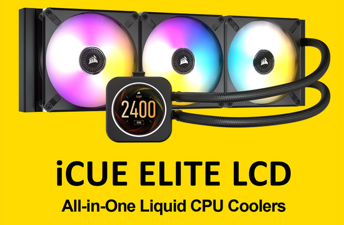 Dingy kutter mikrobølgeovn Corsair launches iCue Elite LCD AiO CPU coolers - Cooling - News - HEXUS.net