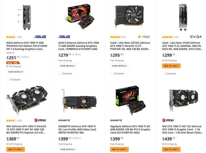 Geforce on sale rtx 1050