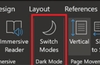 Microsoft Word Dark Mode to gain a dark canvas option