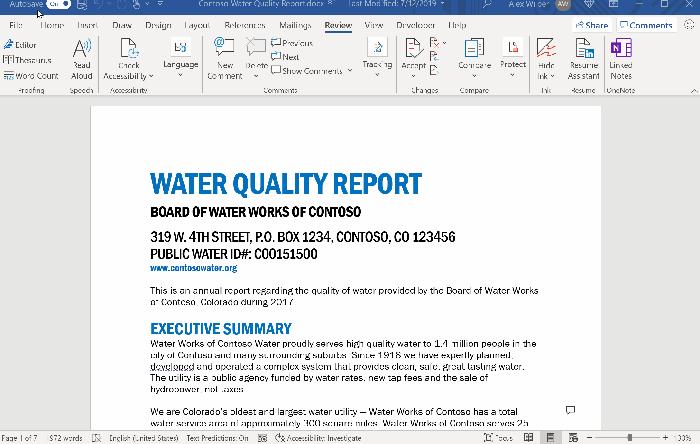 microsoft word dark mode white paper