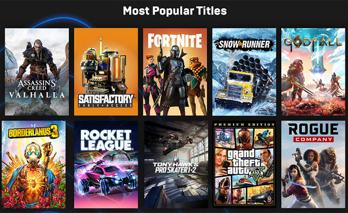 Epic Games Store, Official Site