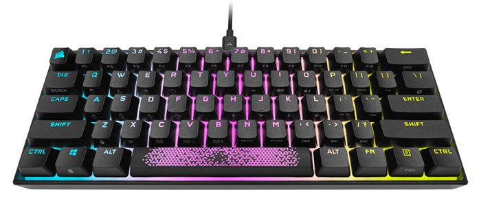 Corsair launches its K65 RGB Mini 60 per cent keyboard