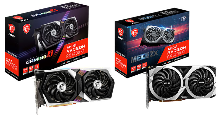 MSI first to announce its custom Radeon RX 6700 XT graphics cards