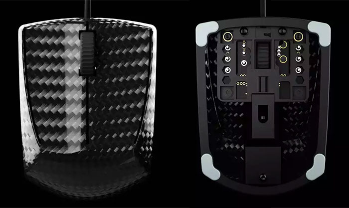 World's Lightest Gaming Mouse Boasts Carbon Fiber Design