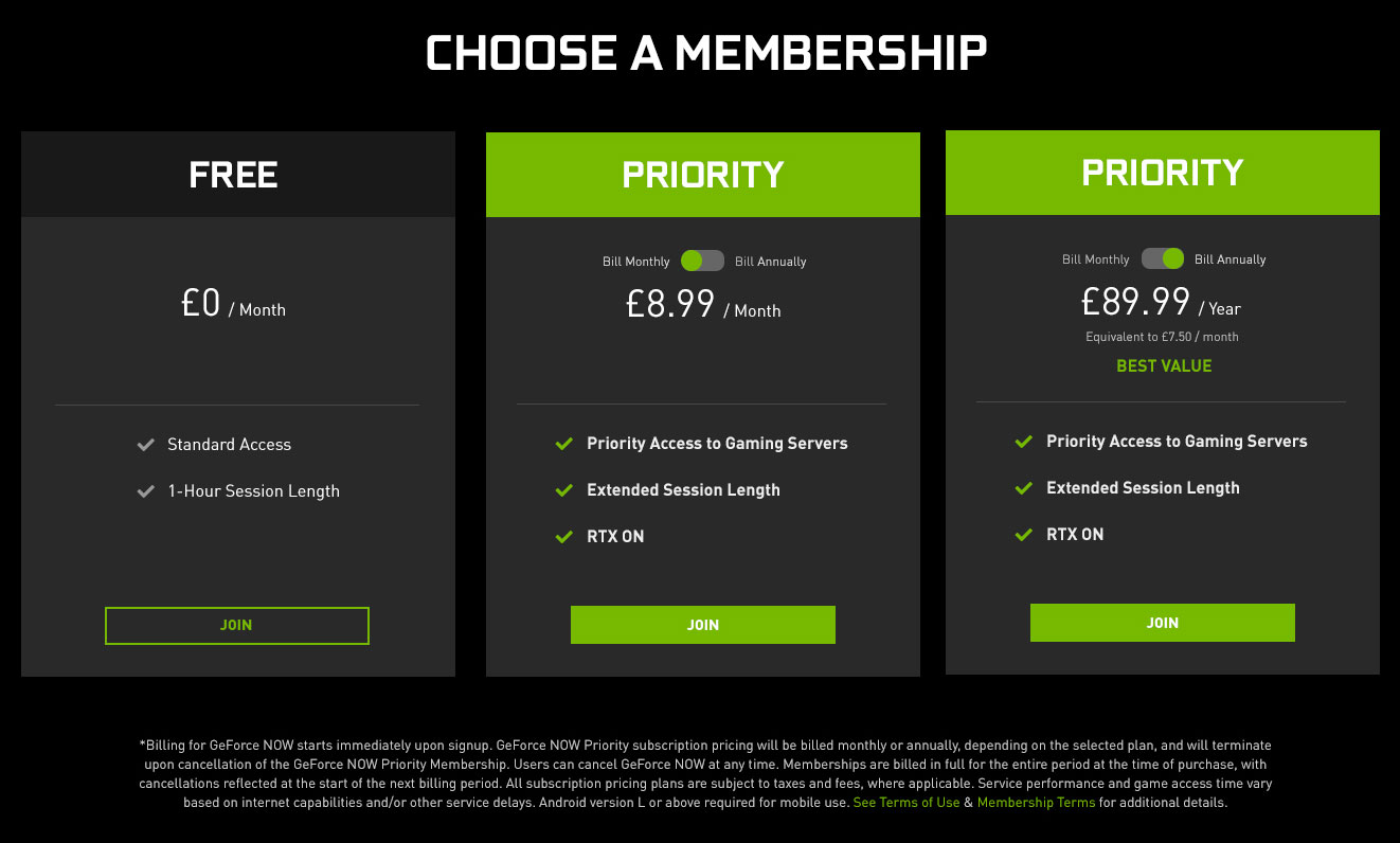Nvidia GeForce Now Priority memberships introduced Industry News