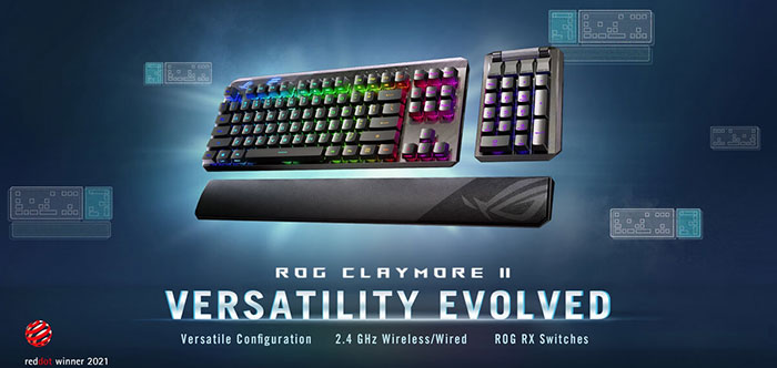 Asus announces the ROG Claymore II modular keyboard - Peripherals