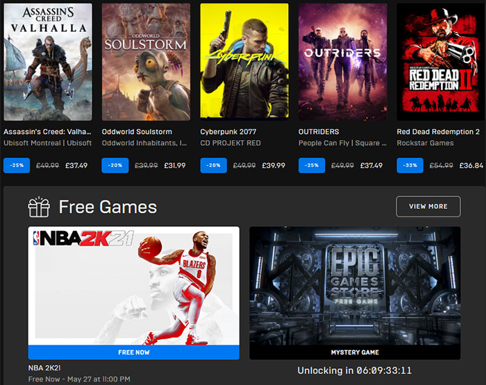 Epic Games MEGA Sale 2021 marks return of $10 coupons - PC - News ...