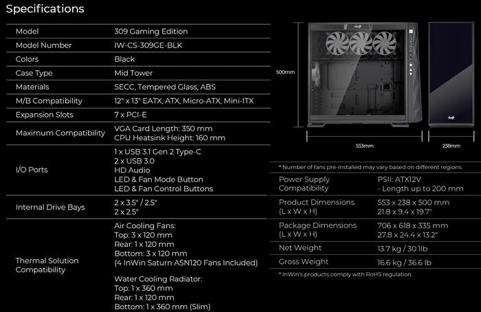 InWin 309 GE case front panel becomes a 'gaming platform' - Chassis ...