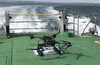 Royal Navy tests rescue drones for 'man overboard' accidents