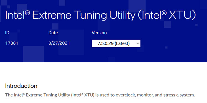 Download da semana: Intel Extreme Tuning Utility XTU